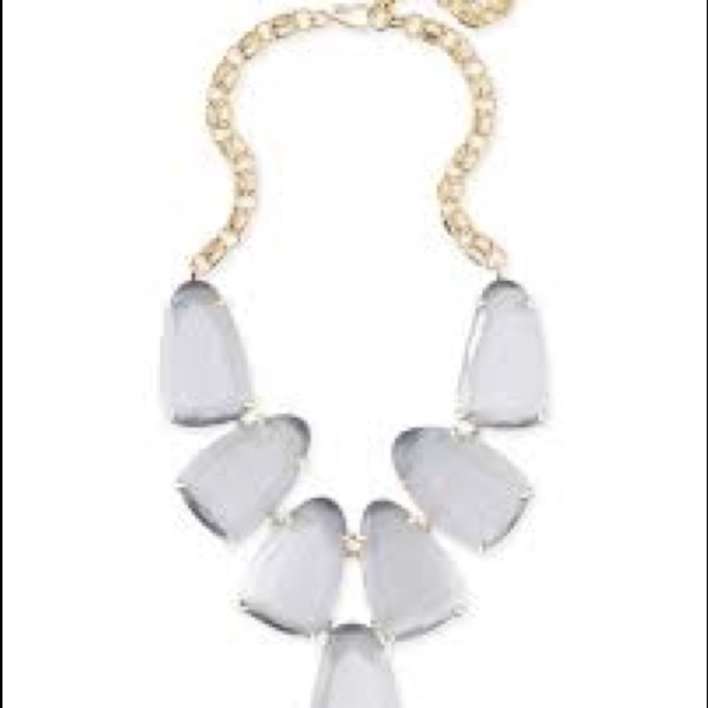 Kendra Scott Slate Harlow Statement Necklace